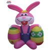 Easter Bunny Holding 2 Eggs Inflatable